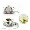 2Pcs Tea Infuser Teapot - Stainless Steel Infuser (Silver)