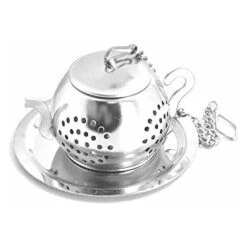 2Pcs Tea Infuser Teapot - Stainless Steel Infuser (Silver) -Small Appliances Store 69623537 5