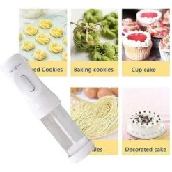 Electric Cookie Cookie, Cookie Maker Kit, Electric Cookie Decorating Tool 12 Discs And 4 Perfect Icing Tips, For DIY Cookie Maker And Cake Icing 9 Electric Cookie Cookie, Cookie Maker Kit, Electric Cookie Decorating Tool 12 Discs And 4 Perfect Icing Tips, For DIY Cookie Maker And Cake Icing -Small Appliances Store 70589653 5