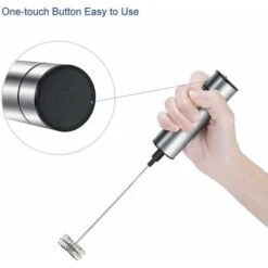 Electric Milk Frother, Milk Frother, Stainless Steel Milk Frother, And Cold Foam For Coffees, Espressos, Lattes, Cappuccinos -Small Appliances Store 71285745 3
