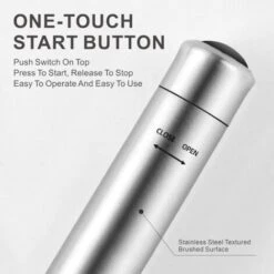 Mini Stainless Steel Milk Frother - Cordless Lightweight Outdoor Coffee Frother Can Be Used For Coffee, Milk, Eggs And Beverages (Stainless Steel) -Small Appliances Store 71285766 3