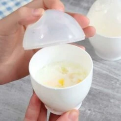 Microwave Egg Boiler Microwave Egg Poacher Boiler Egg Poacher Cookware Egg Containers 6 Pieces (White) 8 Microwave Egg Boiler Microwave Egg Poacher Boiler Egg Poacher Cookware Egg Containers 6 Pieces (White) -Small Appliances Store 71285779 4