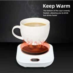 USB Cup Warmer, Portable Electric Hot Plate Small Cup Touch Button Cup Warmer Cup Warmer With USB Charging Cable For Home/Office/Travel 8 USB Cup Warmer, Portable Electric Hot Plate Small Cup Touch Button Cup Warmer Cup Warmer With USB Charging Cable For Home/Office/Travel -Small Appliances Store 71418934 4