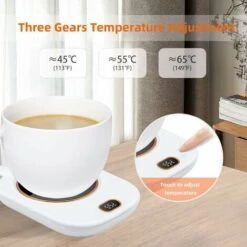 USB Cup Warmer, Portable Electric Hot Plate Small Cup Touch Button Cup Warmer Cup Warmer With USB Charging Cable For Home/Office/Travel 9 USB Cup Warmer, Portable Electric Hot Plate Small Cup Touch Button Cup Warmer Cup Warmer With USB Charging Cable For Home/Office/Travel -Small Appliances Store 71418934 5