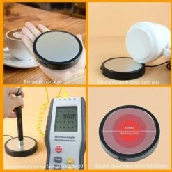Coffee Cup WarmerㄛUSB Electric Heated Coaster,Teapot Warmer,Provides Consistent Temperature For Coffee, Milk And Beverages In Office And Home -Small Appliances Store 71418951 4