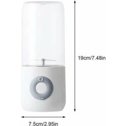 Portable Fruit Blender, 500ml 6 Blades Juicer Portable Mini USB Blender For Smoothie Mini Juice Bottles Electric USB Blender Cup Milkshake For Sport And Travel,BPA Free -Small Appliances Store 72370756 5