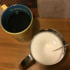 Portable Milk Frother Electric Milk Frother With Stainless Steel Whisk For Whipping Coffee/latte/cappuccino -Small Appliances Store 72502536 4