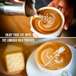 Portable Milk Frother Electric Milk Frother With Stainless Steel Whisk For Whipping Coffee/latte/cappuccino -Small Appliances Store 72502536 5