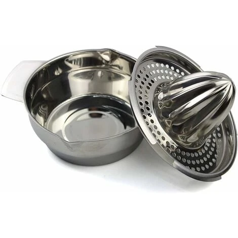 Manual Stainless Steel Orange Lime Juicer With Strainer Bowl 2 Manual Stainless Steel Orange Lime Juicer With Strainer Bowl - Image 2