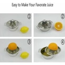 Manual Stainless Steel Orange Lime Juicer With Strainer Bowl 5 Manual Stainless Steel Orange Lime Juicer With Strainer Bowl -Small Appliances Store 72505486 3