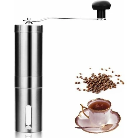 Moulin à Café Manuel Avec Réglage Réglable - Moulin à Bière Et Acier Inoxydable - Moulin à Café Pour Aeropress, Café Filtre, Expresso, Presse Française, Infusion Turque 1 Moulin à Café Manuel Avec Réglage Réglable - Moulin à Bière Et Acier Inoxydable - Moulin à Café Pour Aeropress, Café Filtre, Expresso, Presse Française, Infusion Turque