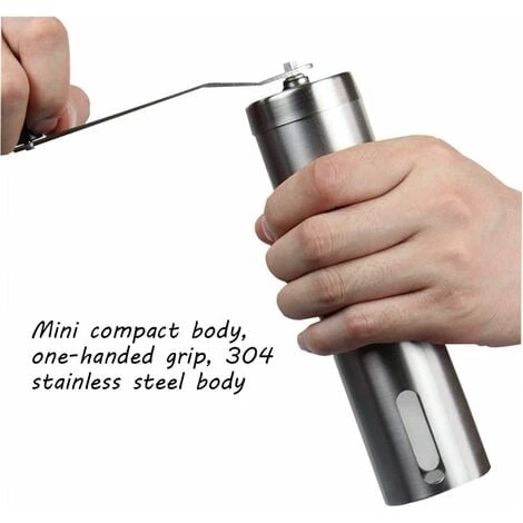 Moulin à Café Manuel Avec Réglage Réglable - Moulin à Bière Et Acier Inoxydable - Moulin à Café Pour Aeropress, Café Filtre, Expresso, Presse Française, Infusion Turque 2 Moulin à Café Manuel Avec Réglage Réglable - Moulin à Bière Et Acier Inoxydable - Moulin à Café Pour Aeropress, Café Filtre, Expresso, Presse Française, Infusion Turque - Image 2
