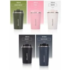 MUFF Stainless Steel Coffee Cup Leakproof Insulated Thermal Cup Car Portable Travel Coffee Mug,Black L 9 MUFF Stainless Steel Coffee Cup Leakproof Insulated Thermal Cup Car Portable Travel Coffee Mug,Black L -Small Appliances Store 72534220 5