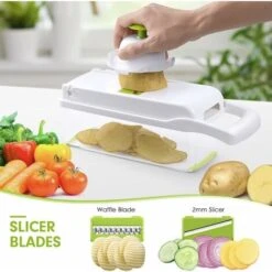 Vegetable Mincer, Vegetable Cutter, Meat Mincer, Professional Meat Mincer, Vegetable Mincer, Vegetable Mincer And Vegetable Cutter, Garlic Mincer Kitchen Mandolin With Container -Small Appliances Store 72583675 4