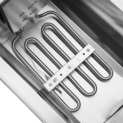 EH102V 16.9QT / 16L Total Capacity 24.9QT/23.6L Stainless Steel Faucet Double Tank Deep Fryer 3400W MAX (8L 8L Big Blue/Large Handle) -Small Appliances Store 73030833 3