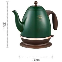 Retro Electric Kettle 304 Stainless Steel Household Appliances 1.5l Portable Travel Water Boiler 1500w European Style Coffee Pot Red 9 Retro Electric Kettle 304 Stainless Steel Household Appliances 1.5l Portable Travel Water Boiler 1500w European Style Coffee Pot Red -Small Appliances Store 74691829 5