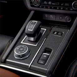 2pcs Car Carbon Fiber Shift Panel Control Panel Decal Interior Modification For 2022+ Rhd -Small Appliances Store 74692341 3