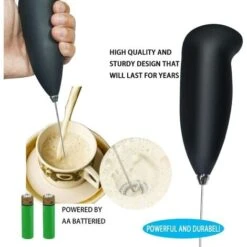 GDRHVFD Portable Latte Milk Frother - Bulletproof Coffee Mixer, Cappuccino, Smoothie, Matcha, Hot Chocolate, Electric Mixer For Christmas Gifts. -Small Appliances Store 74949851 4