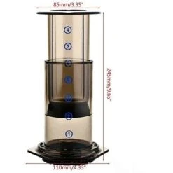 Manual Coffee Machine Pressure Pot Transparent Manual Coffee Machine -Small Appliances Store 76908605 3