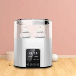In 1 Smart Universal Baby Bottle Warmer, Heated Sterilizer 110-220V, Electric Milk Food Warmer With Timer -Small Appliances Store 77085973 5