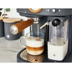 Swan Espresso Coffee Machine, Nordic Grey, ESE Pods Or Ground - SK22110BN -Small Appliances Store 77196603 5