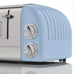 Swan 4 Slice Toaster Blue 1950s Retro-Style 6 Setting With Crumb Tray ST34020BLN -Small Appliances Store 77196974 3