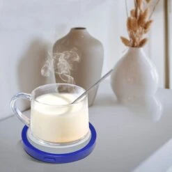 Coffee Mug Warmer For Desk Auto Shut Off USB, Electric Beverage Warmer For Coffee,Cocoa,Tea,Milk Blue 8 Coffee Mug Warmer For Desk Auto Shut Off USB, Electric Beverage Warmer For Coffee,Cocoa,Tea,Milk Blue -Small Appliances Store 77431919 4