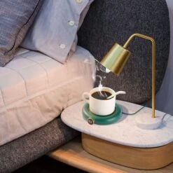 Coffee Mug Warmer For Desk Auto Shut Off USB, Electric Beverage Warmer For Coffee,Cocoa,Tea,Milk Green -Small Appliances Store 77431935 5