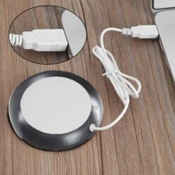 USB Coffee Mug Warmer, Wood Grain Cup Warmer Beverage Mug Heat Mat Water Milk Warmer Plate Black 8 USB Coffee Mug Warmer, Wood Grain Cup Warmer Beverage Mug Heat Mat Water Milk Warmer Plate Black -Small Appliances Store 77431960 4