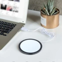 Coffee Mug Warmer For Desk Auto Shut Off USB, Electric Beverage Warmer For Coffee,Cocoa,Tea,Milk Black -Small Appliances Store 77432074 5