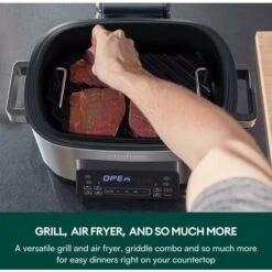CHEFREE AFG01 - Air Fryers 6L&1650W - Indoor Grill Oven Combo - 8 In 1 Smart XL Electric Grill With Griddle -Small Appliances Store 78319717 4