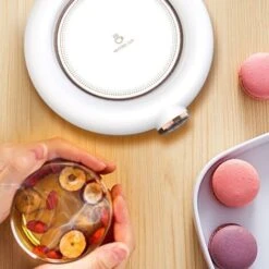 Coffee Mug Warmer&Cup Warmer For Office Desk Use, Electric Beverage Warmer, Coffee Warmer Plate For Cocoa White -Small Appliances Store 78327030 4