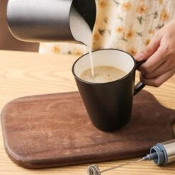 Milk Frother Rechargeable Operated Frother For Coffee, Frother Whisk, Mini Blender Handheld And Electric Mixer Blue -Small Appliances Store 78327215 5