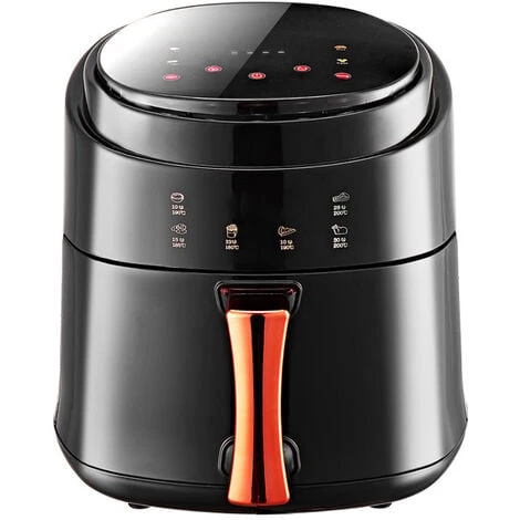 Livingandhome Black Hot Air Fryer Oven With Digital Controls For Kitchen 3 Livingandhome Black Hot Air Fryer Oven With Digital Controls For Kitchen - Image 3