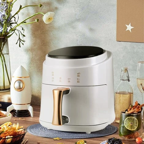 Livingandhome White Hot Air Fryer Oven With Digital Controls For Kitchen 1 Livingandhome White Hot Air Fryer Oven With Digital Controls For Kitchen