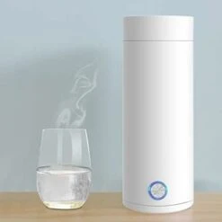 Travel Kettle, Portable Kettle For Healthy Drinks, Fast Boiling, Auto Shut-Off Small Kettle, Small 400ml Kettle (White) -Small Appliances Store 78703062 4