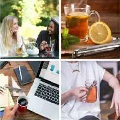 Tea Infuser 2 Pack Loose Tea Infuser Tea Steeper With Long Handle -Small Appliances Store 78706775 3