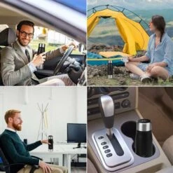 12 Oz Stainless Steel Thermos Smart Water Mug With LED Temperature Display -Small Appliances Store 78707719 5