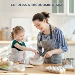 Cordless Electric Whisk Electric Whisk 3 Beaters 3 Adjustable Speeds -Small Appliances Store 78710230 4