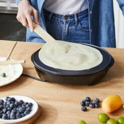 Monzana Crêpes Maker Crepes Non-Stick Coating 1200W Stepless Temperature 30cm BPA Free LED Including Dough Distributor Spatula -Small Appliances Store 78779748 4