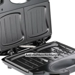 Monzana XXL Toasted Sandwich Maker 750W Non Stick Toastie Machine Toaster With Grill Light Overheating Protection -Small Appliances Store 79008183 4