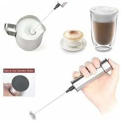 Electric Milk Frother, BR-Vie Milk Frother, Stainless Steel Milk Frother, And Cold Frother For Coffees, Espressos, Lattes, Cappuccinos -Small Appliances Store 80272769 5