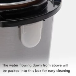 1000W Electric Pressure Cooker Push-button Stainless Steel 13 In 1 Cooking Mode,6QT Stainless Steel Color -Small Appliances Store 80314431 3