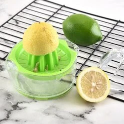 RHAFAYRE Lemon Squeezer Citrus Juicer, BPA-Free, Manual Juicers With Measuring Cup Orange Anti-Slip Hand Squeezer Rotation Press - Easy To Use & Clean For Fresh Orange Or Lime Juice, Green -Small Appliances Store 80799993 4