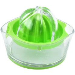 RHAFAYRE Lemon Squeezer Citrus Juicer, BPA-Free, Manual Juicers With Measuring Cup Orange Anti-Slip Hand Squeezer Rotation Press - Easy To Use & Clean For Fresh Orange Or Lime Juice, Green -Small Appliances Store 80799993 5