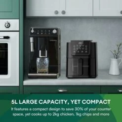 CHEFREE AFW01 - Air Fryer 5L & 1650W - With Visible Window - 6 In 1 -Small Appliances Store 81393208 4