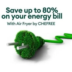 CHEFREE AFW01 - Air Fryer 5L & 1650W - With Visible Window - 6 In 1 -Small Appliances Store 81393208 5