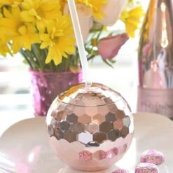 2pcs 600ML Disco Ball Cups Flash Ball Cocktail Cup With Lid & Straw Nightclub Bar Party Flashlight Straw Wine Glass Drinking Tea Cup -Small Appliances Store 81448878 4