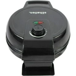 Schallen Black Electric 760W Waffle Maker Iron Machine Deep Cooking Non Stick Plates Adjustable Temperature Control -Small Appliances Store 82401342 3