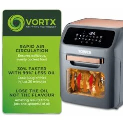 Tower Vortx 12L Air Fryer Oven With Rapid Air Circulation -Small Appliances Store 83170799 3